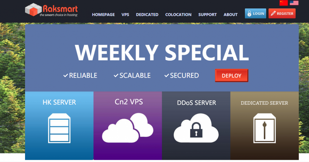 RAKsmart 双十二促销：圣何塞服务器月付 46 美元起