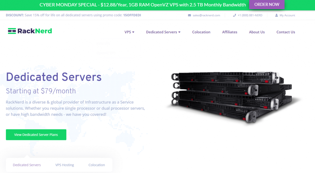 RackNerd：$12.71/年 KVM-512MB/11GB/2.5TB/洛杉矶