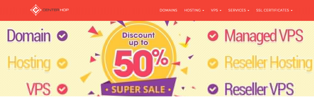 CenterHop：$1.5/月/256MB 内存/5GB SSD 空间/500GB 流量/200Mbps 端口/LXC/新加坡