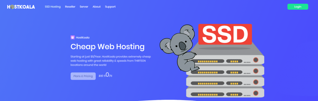 HostKoala:.8/年/3GB NVMe 空间/300GB 流量/新加坡/拉斯维加斯/德国等 hostkoala