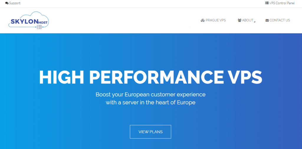SkylonHost：€4.99/月/2 核/3GB 内存/35GB SSD 空间/10TB 流量/500Mbps 端口/KVM/捷克