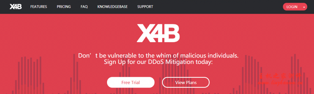 X4B：主打 DDOS 防护，有日本、新加坡、洛杉矶、德国等节点，50GB 月流量，月付 10 美金