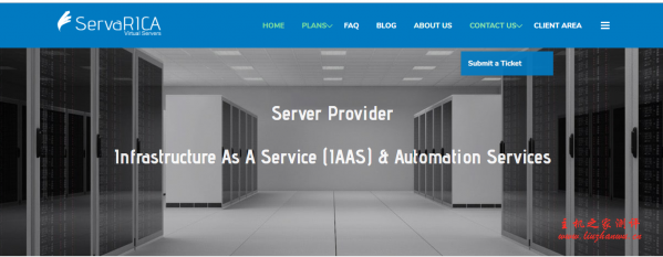 servaRICA：/月/3 核/4GB 内存/400GB SSD 空间/不限流量/100Mbps 端口/Xen/加拿大