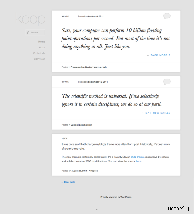 hum Hum Twenty Eleven Child Theme for WordPress