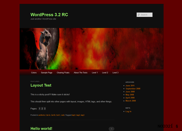 Colors1 Colors Twenty Eleven Child Theme for WordPress