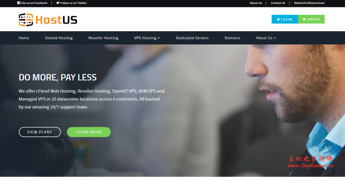 HostUS：$20/年/AMD Ryzen 3900X/512MB 内存/15GB NVMe 空间/1TB 流量/1Gbps 端口/KVM/洛杉矶/达拉斯