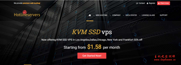 hotlineservers：$1.58/月/512MB 内存/20GB SSD 空间/10TB 流量/1Gbps 端口/KVM/洛杉矶/芝加哥/达拉斯/纽约/德国