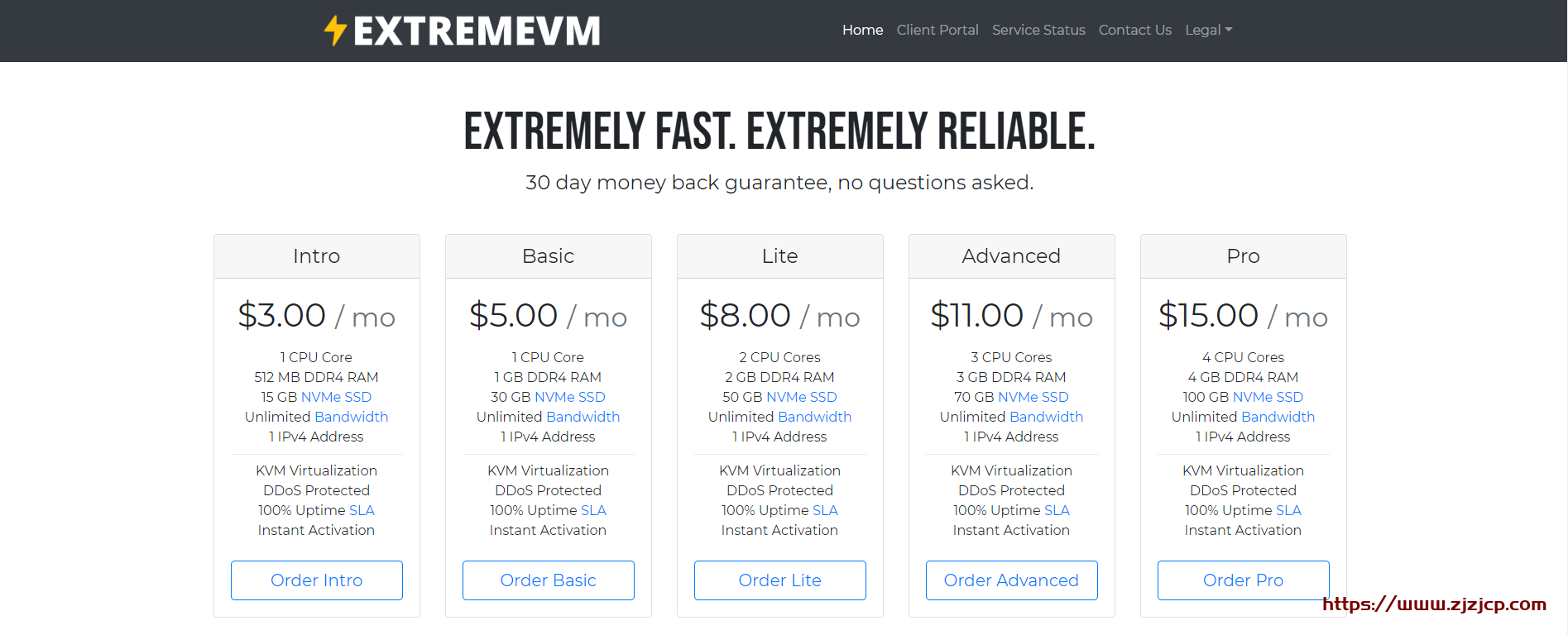 Extremevm：$15/年/512MB 内存/10GB NVMe 空间/不限流量/1Gbps 端口/KVM/DDOS/俄勒冈