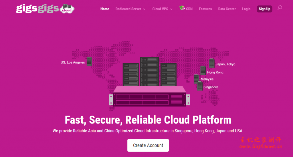 GigsGigsCloud 香港 CN2 GIA 服务器限时 35 折,季付再送 50 美元代金券