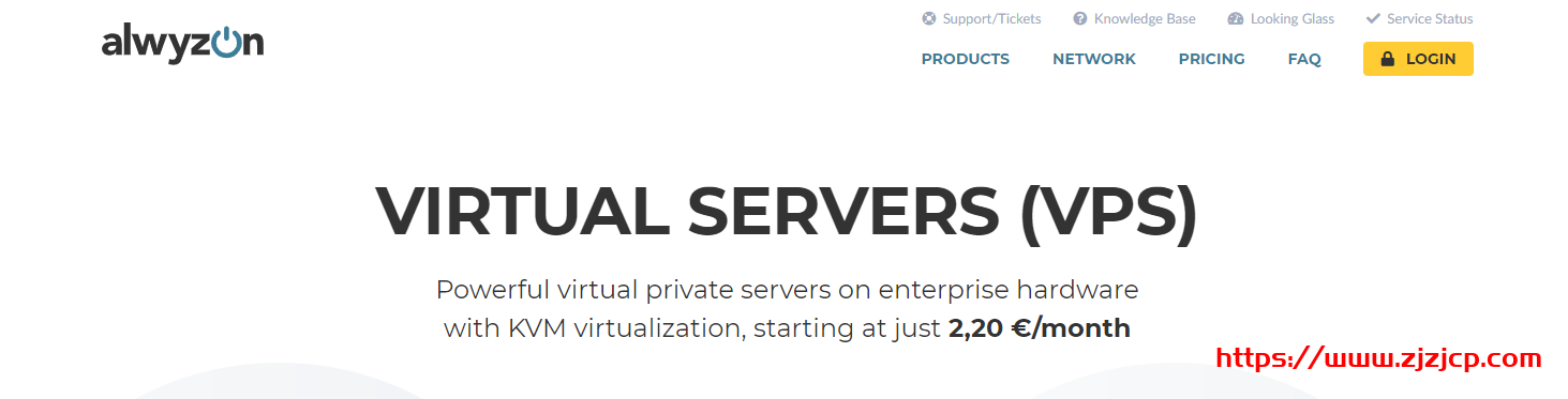 Alwyzon：€19.9/年/1GB 内存/10GB SSD 空间/5TB 流量/1Gbps 端口/KVM/荷兰