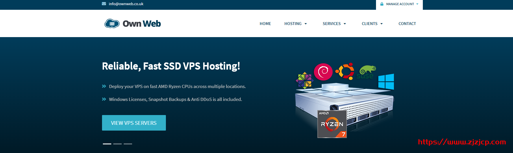 GetWebHosting：£17.99/年/Ryzen/1GB 内存/16GB NVMe 空间/不限流量/1Gbps 端口/DDOS/KVM/法国/英国/德国等