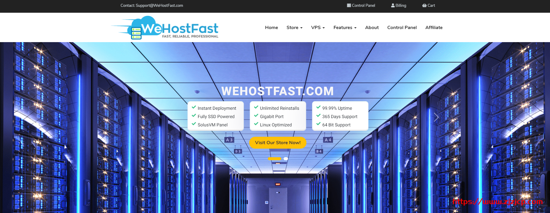 #新商家#WeHostFast：1 核/1G/10G SSD/1T 流量/1Gbps/洛杉矶/OpenVZ/季付 width=