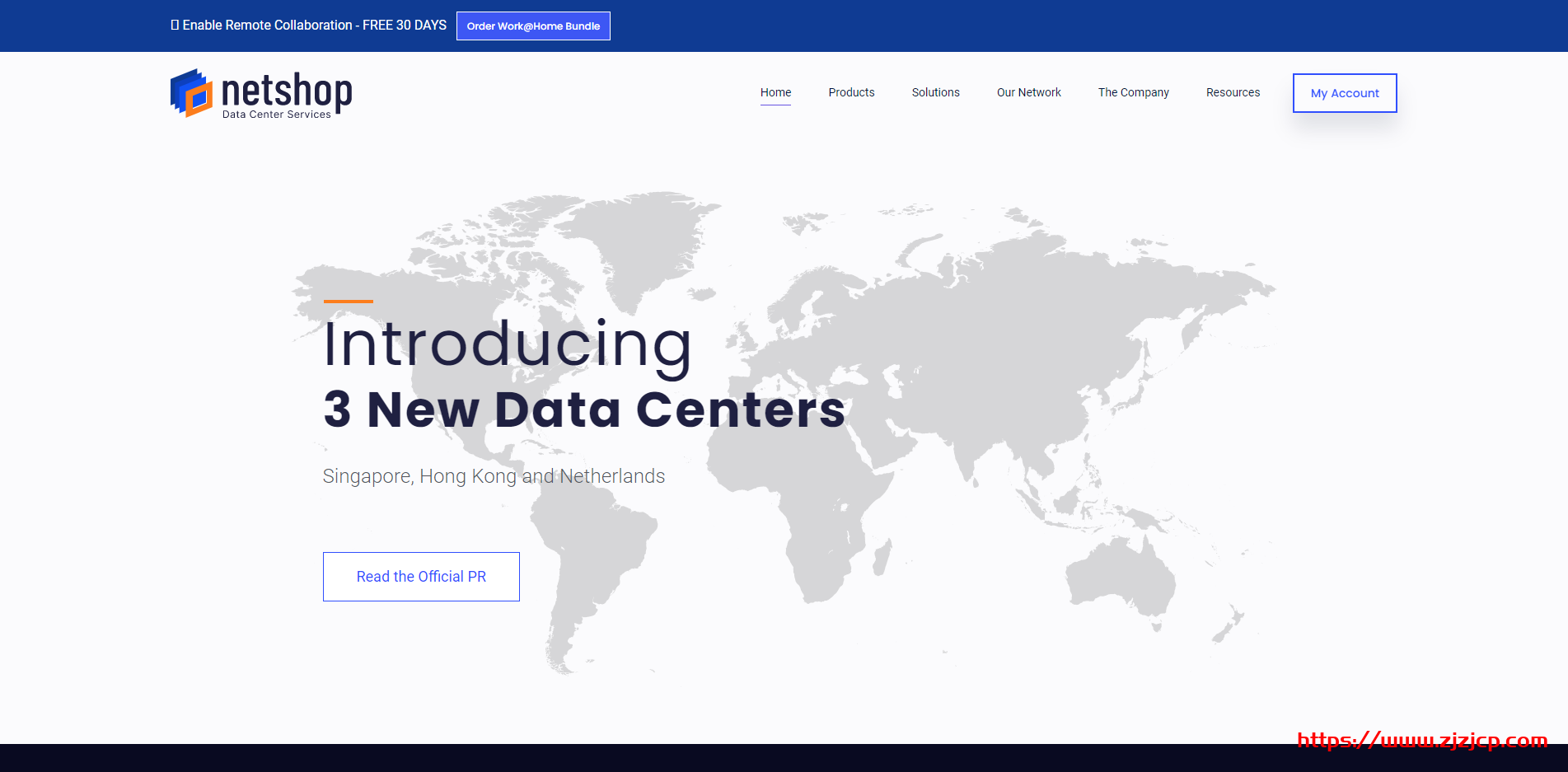 NetShop ISP：€6.99/月/512MB 内存/20GB 空间/300GB 流量/50Mbps 端口/KVM/新加坡
