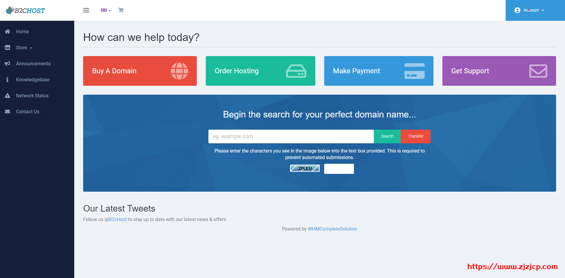 B2CHOST：$3.98/月/4 核/4GB 内存/250GB 空间/2TB 流量/1Gbps 端口/DDOS/KVM/法国