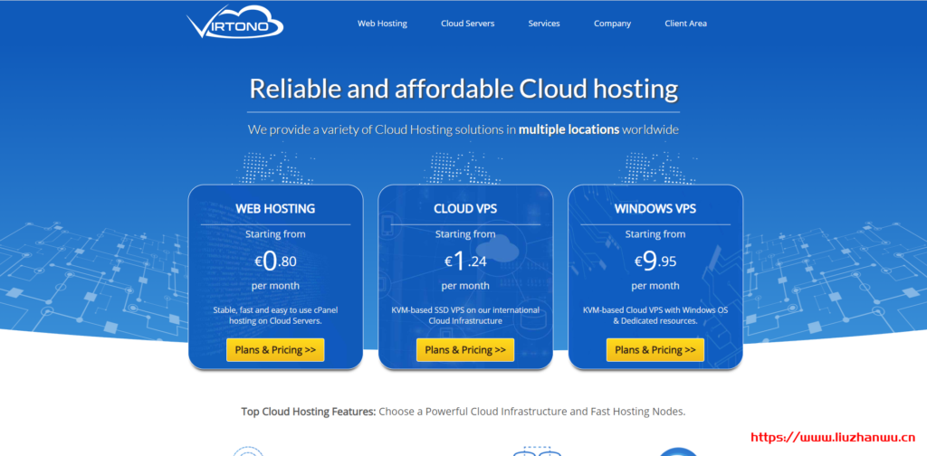 #促销#Virtono：全场 75 折优惠，罗马尼亚、德国、美国圣何塞机房可选，512M 套餐年付€