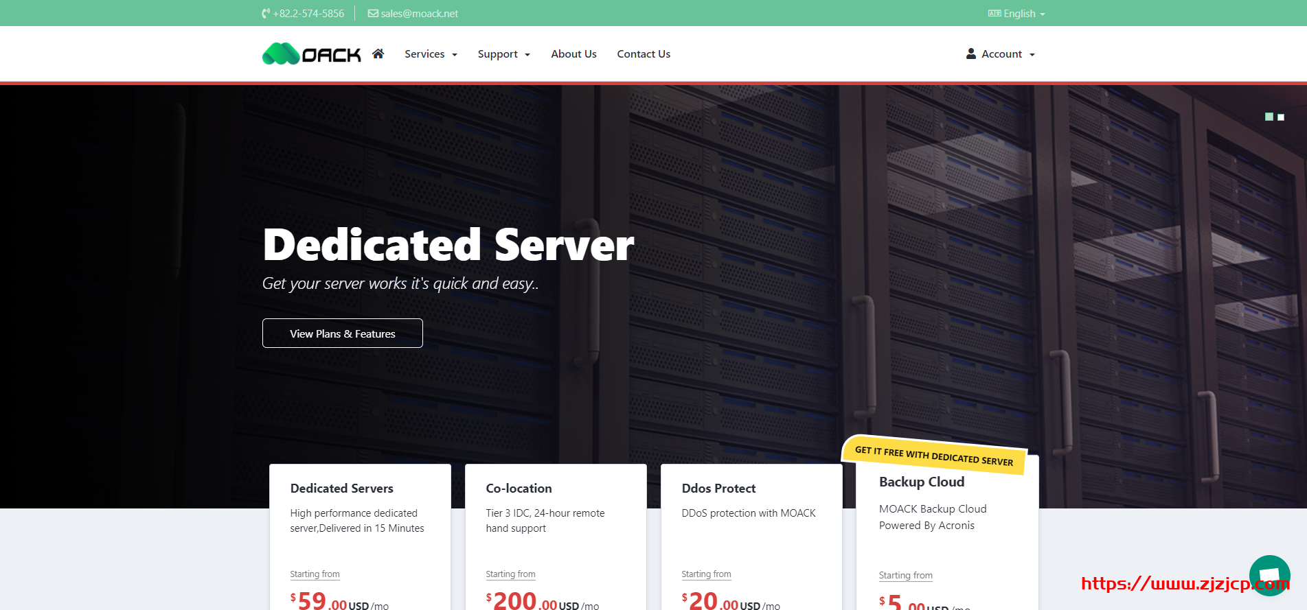 蘑菇主机（Moack）：Dual E5-2450L/32G/1T 硬盘/10Mbps 不限/韩国/月付.71，优惠一直在