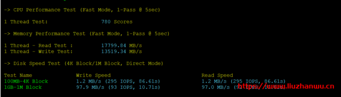 昔日数据：1 核/1G/40G/600G 流量/10Mbps/圣何塞精品网/首月 16.8 元，简单测评