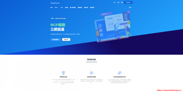 TabbyCloud：香港/美国低带宽 CN2、大带宽 BGP 全场 9 折促销实付 25.92 元/月起
