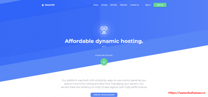 MoonVM：1 核/1G/10G SSD/4T 单向流量/100Mbps/台湾 Hinet 直连/月付