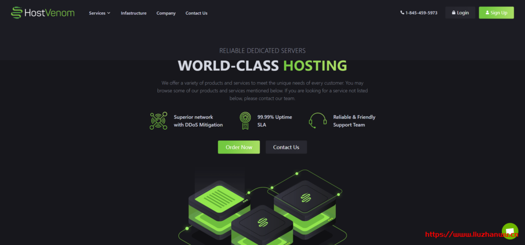 HostVenom：芝加哥 AMD DDoS 服务器循环减$10/月(1Gbps/30T 月流量/30Gbps DDoS)