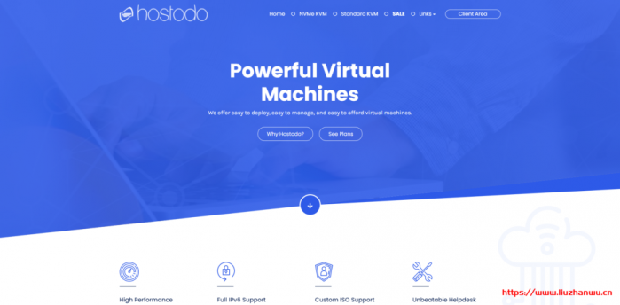 Hostodo 五月活动：美国拉斯维加斯 VPS 送双倍 NVMe 硬盘，19.99 美元/年，支持支付宝，填写表格另送 1 美元