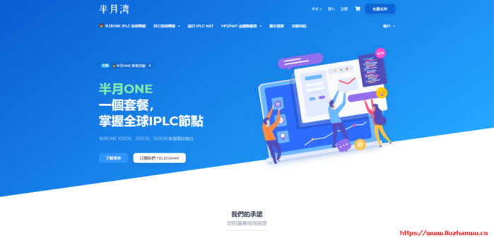 半月湾 hmbcloud：美国三网 cn2 gia vps(搬瓦工同款)，500Mbps 带宽，低至$4.99/月