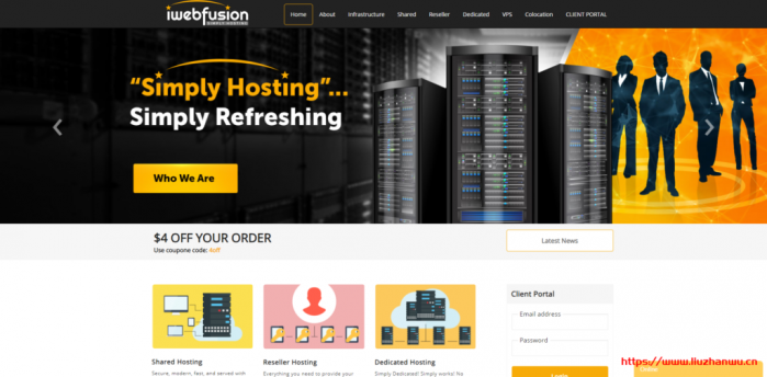 iWebFusion：$9.38/月/4GB 内存/30GB SSD 空间/2TB 流量/1Gbps 端口/KVM/洛杉矶 Psychz 等