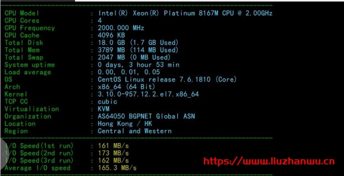 #限量#快云科技：铂金香港三网 CN2 GIA 线路，100%高性能，11 区，20M 大带宽，SSD 硬盘高配置，月付 34 元起