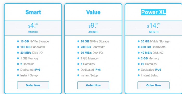 MechanicWeb：新加坡/洛杉矶等虚拟主机，10GB NVMe 空间，100GB 月流量，月付 3.4 美金