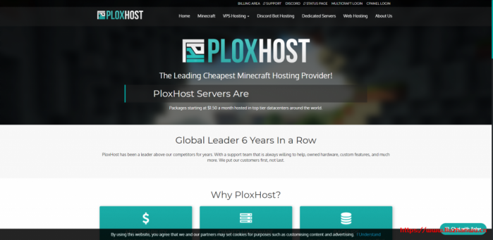 PloxHost：$3/月/1GB 内存/20GB SSD 空间/不限流量/1Gbps 端口/KVM/达拉斯