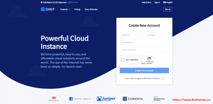 DMIT：LAX Lite 系列套餐年付 7 折优惠，$53/年，1 核/0.75G 内存/10G SSD/2T 流量/1G 带宽