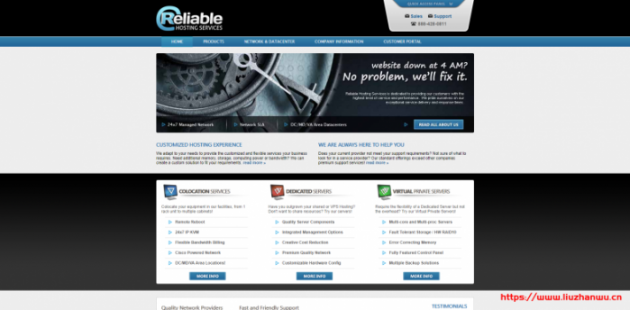 Reliable Hosting：双 E5-2650v2/64GB 内存/1.2TB SSD/1Gbps 端口月流量 10TB/5IP/$30/首月