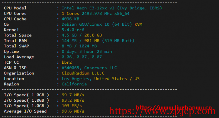 #玩具#舍利云:12 元/月/1 核/1GB 内存/200GB 流量/10Mbps 端口/KVM/美国 CERA,限量 25 台 #玩具#舍利云:12 元/月/1 核/1GB 内存/200GB 流量/10Mbps 端口/KVM/美国 CERA,限量 25 台