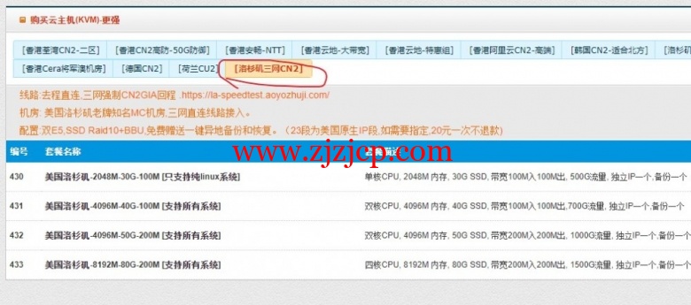 遨游主机：54.4 元/月/1 核/2GB 内存/30GB SSD 空间/600GB 流量/100Mbps-200Mbps 端口/KVM/洛杉矶 CN2 GIA；美国原生 IP