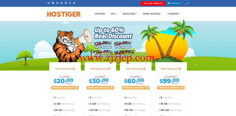 Hostigger：土耳其 vps/荷兰 vps/美国 vps，首月 9 折，1 核/1G/30G SSD/2TB 流量/300M 带宽，3.6 美元/月起