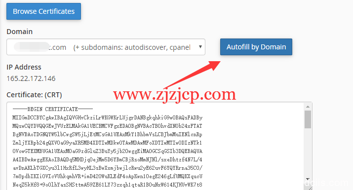 Autofill-by-Certificate