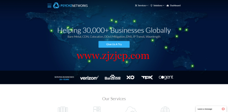 #黑五#Psychz：洛杉矶/日本/台北/荷兰独立服务器，E3-1230v2/16GB 内存/1TB 硬盘/100TB 流量/1Gbps 带宽/DDOS 防护，$24/月起