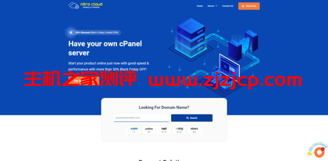 NitroCloud：法国 vps/荷兰 vps/加拿大 vps，1 核@AMD Ryzen 9 3900X/1GB 内存/20GB NVMe 硬盘/2TB 流量/1Gbps 端口，€5.99/月，免费 Cpanel