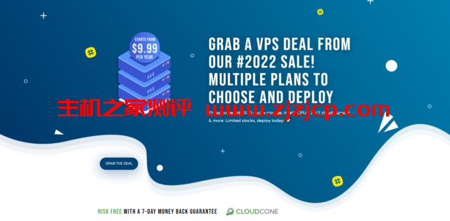 CloudCone：便宜美国 vps，洛杉矶机房，1 核/512MB 内存/20GB 硬盘/2TB 流量/1Gbps 端口，$9.99/年
