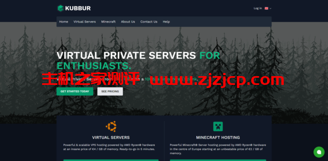 Kubbur：便宜 vps，1 核@Ryzen 3900X/1GB 内存/20GB NVMe 硬盘/不限流量/10Gbps 端口，€5/月，纽约/英国机房