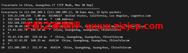 华纳云：cn2 gia+AS9929，美国云服务器简单测评