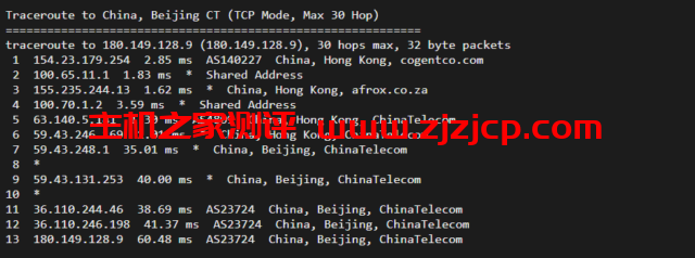 华纳云：cn2+bgp 线路，香港云服务器测评