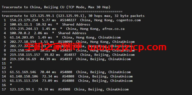 华纳云：cn2+bgp 线路，香港云服务器测评
