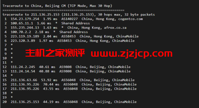 华纳云：cn2+bgp 线路，香港云服务器测评