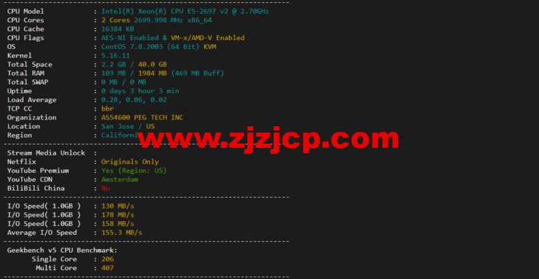 raksmart：洛杉矶云服务器，CN2 网络，流媒体等简单测评