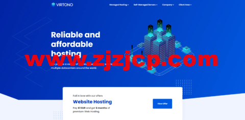 virtono：春季大促，1 核/1G 内存/30G SSD 硬盘/2TB 流量，€29.95/年，