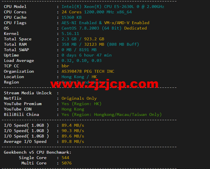 raksmart：香港机房独立服务器，精品网线路（电信 cn2，联通 as4837，移动直连），机器性能/流媒体/线路等测评数据分享
