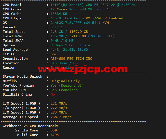 raksmart:美国圣何塞(硅谷)机房裸机云,CN2 线路,机器性能/流媒体/线路等测评数据分享 raksmart:美国圣何塞(硅谷)机房裸机云,CN2 线路,机器性能/流媒体/线路等测评数据分享