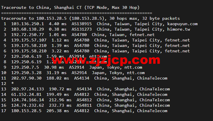 萤光云：台北机房云服务器，简单测评