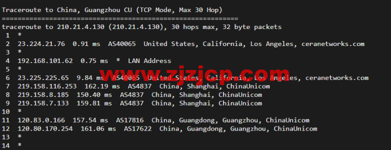 稳爱云：美国 cera 大宽带，联通 AS4837 线路，1 核/1G 内存/20G 硬盘/500G 流量/200M 带宽，月付 30 元起